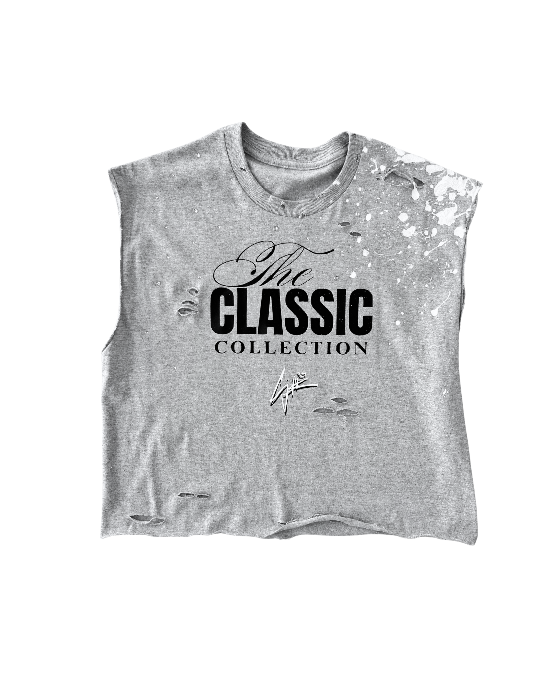Classic Grey Distressed Tee