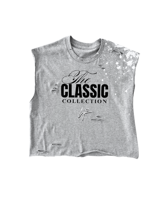 Classic Grey Distressed Tee