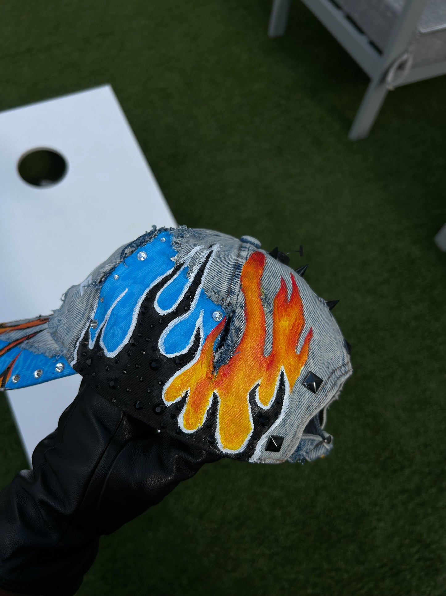 “Depth of Desire” Jean dad cap