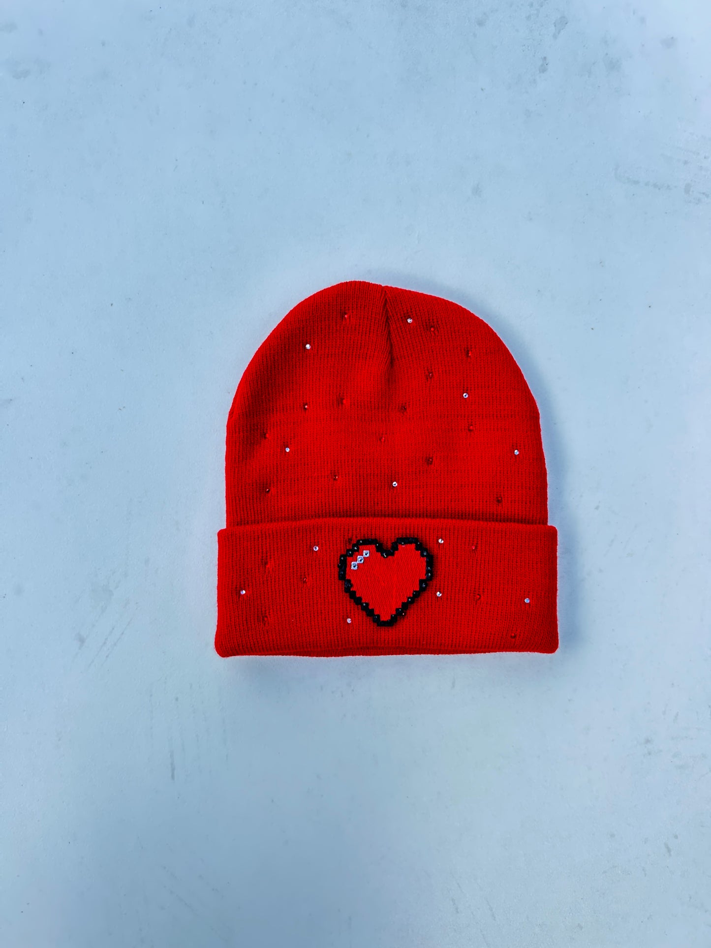 “Red heart” (beanie)