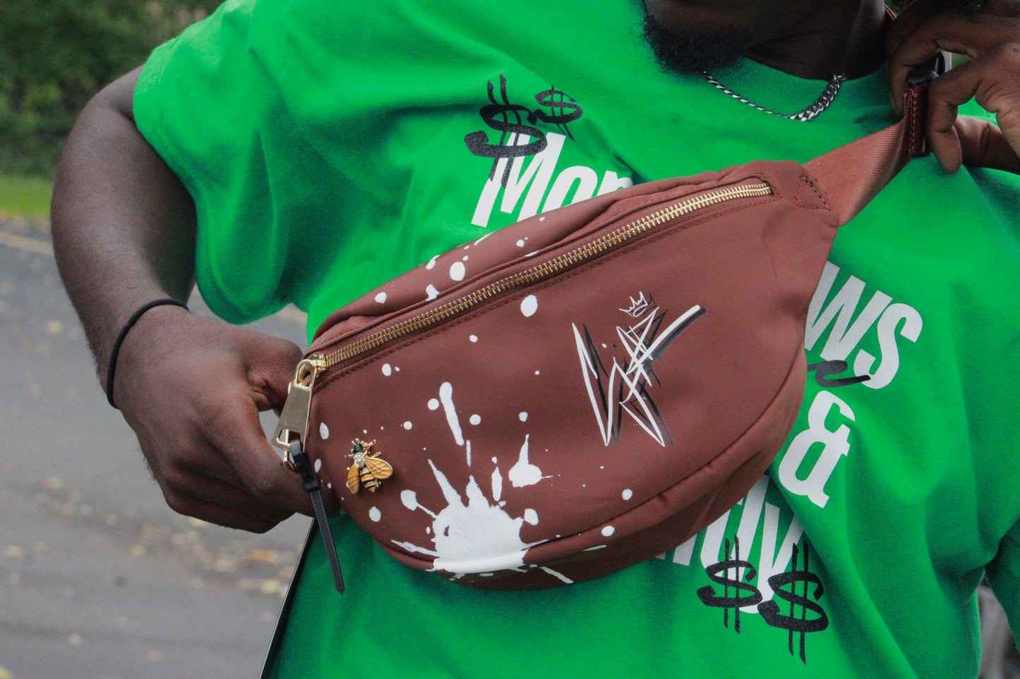 BROWN BELT BAG